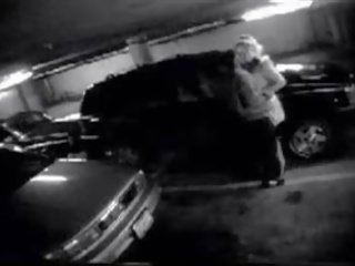 BBC Fucks White Wife in Parking Garage - Public Voyeur